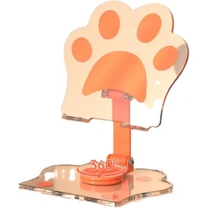 12 Inç Uyumlu, Katlanabilir, Taşınabilir 360° Dönen Masaüstü Telefon ve Tablet Tutucu, Tablet ve Telefon Standı