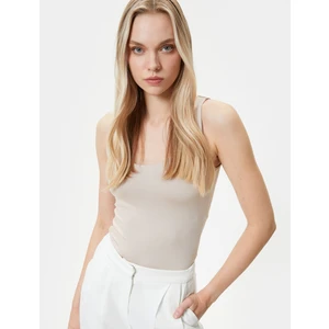 Askılı Atlet Basic U Yaka Slim Fit