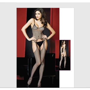 Kadın Fantezi File Detaylı Dantelli Gece Kıyafeti Özel Kostüm Fantazi  Vücut Çorabı Bodysuit