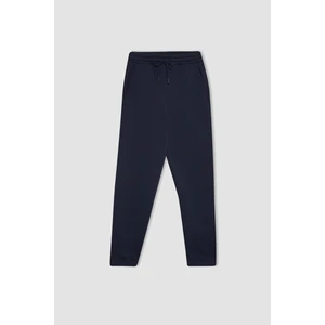Standart Fit Bel Paça Lastikli Basic Düz Kalın Kumaş Uzun Boy Jogger Eşofman Altı S7370AZ24SP