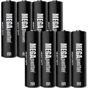 8'li Aa R6 Kalın Kalem Pil Saat Pili Zn-C 1.5V