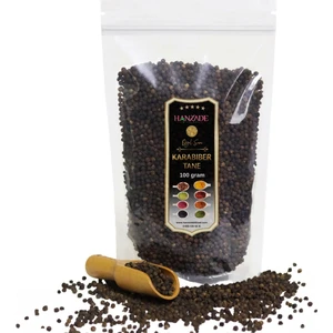 Hanzade Bitkisel Karabiber Tane 100 gr - Yüksek Kalibre, Iri Taneli