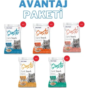Elite Paws Spectrum Gusto Sıvı Kedi Ödül Maması x 5 Adet