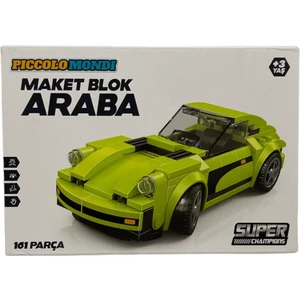 Piccolo Mondi 161 Parça Maket Blok Araba  3395