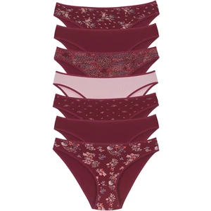 18001-5 Kadın 7'li Flowers Bikini Külot Paketi V9