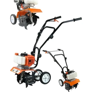 Germany Steel Alman Turbo 9 Hp Çelik Şanzuman Bakır Sargılı Benzinli Çapa Makinesi Çapalama