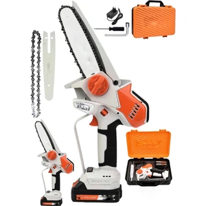 Dynamic Max X25 598VF Kömürsüz Motor Otomatik Yağlamalı Şarjlı El Testeresi Ağaç Odun Dal Kesme Budama