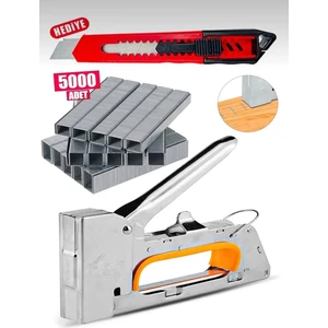 Dynamic Max Profesyonel 3 Fonksiyonlu Zımba Tabancası 5.000 Pcs Zımba Teli ve Falçata