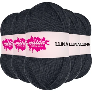 Luna El Örgü Ipi 5li - 1217 Siyah