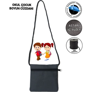 Okul Çocuk Boyun Cüzdanı
