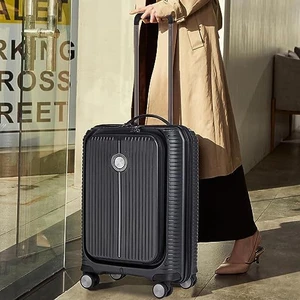 GM19006 Laptop Bölmeli Polipropilen 55CM Körüklü Kabin Boy Valiz