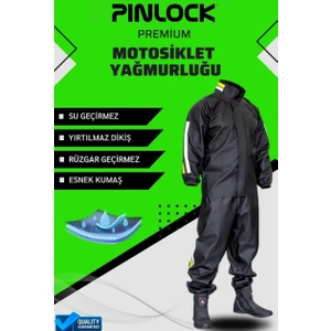Su Geçirmez Cepli Dayanıklı Motosiklet Yağmurluğu