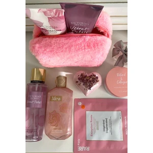 Peluş Şeftali Pembe Orta Boy Makyaj Çantası