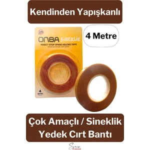 Kendinden Yapışkanlı Güçlü Tutunabilen Alüminyum Pvc Ahşap Yüzey Sineklik Yedek Cırt Bant