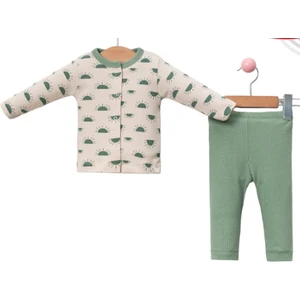 Puro Cotone Bebek Ikili Takım Yeşil