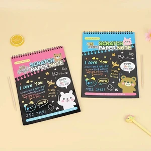 Sihirli Defter Gökkuşağı Kazıma 10 Yaprak 20*28