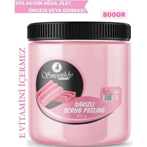 Professional Manikür Pedikür Peeling Bubble Gum Sakızlı Kabin Boy 800 gr