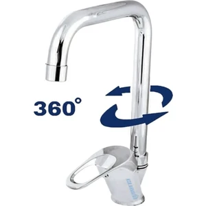 Bdl Armatür Mutfak Evye Bataryası Köşe Borulu