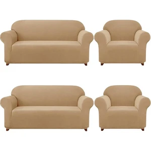 Bright Home Likrali Koltuk, Kanepe, Çekyat Örtüsü Lastikli, Pitikare Desen 3+3+1+1 Takım