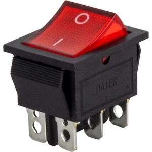 Geniş Işıklı 6p On-Off Anahtar (IC-104A)