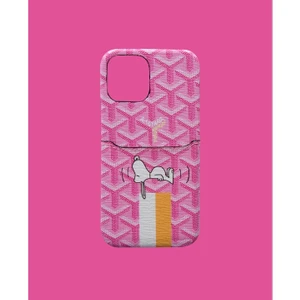 Dukkan Case Pembe Kartlıklı Telefon Kılıfı - DK128 - iPhone 13