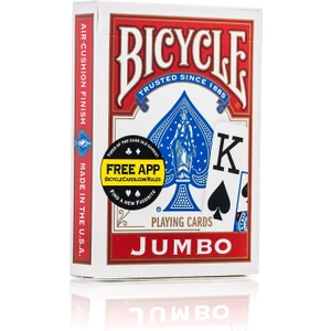 Jumbo  ENDEKS Oyun Kartları-kırmızı deste