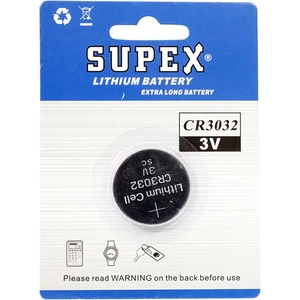 Supex CR3032 3 Volt Lityum Pil Tekli