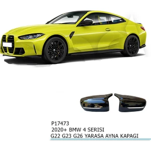 Pnd Bmw G22 Batman - Yarasa Ayna Kapağı (Piano Black) 2020+