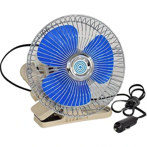 Ahmet Otomotiv Oto Vantilatör Mandallı Döner Başlıklı Araç Içi Fan 12 Volt