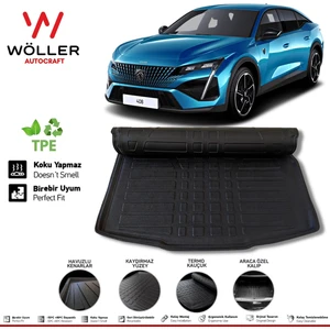 Peugeot 408 Bagaj Havuzu 2023 Sonrası 3D Wöller Ultraflex Esnek