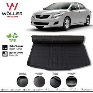 Toyota Corolla Bagaj Havuzu 2007 2012 Arası 3D Wöller Ultraflex Esnek