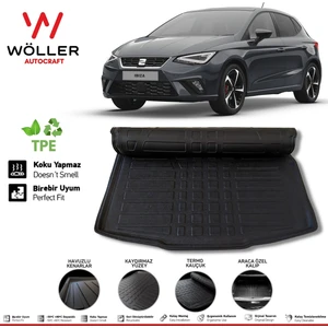 Seat Ibiza 5 Bagaj Havuzu 2017 2022 Arası 3D Wöller Ultraflex Esnek
