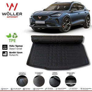 Cupra Formentor Bagaj Havuzu 2021 Sonrası 3D Wöller Ultraflex Esnek