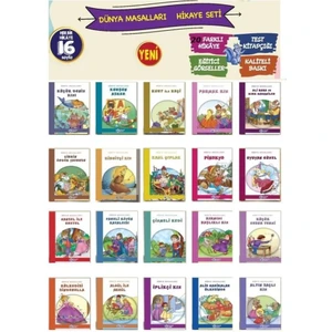 1. Sınıf Resimli Dünya Masalları Seti (20 Kitap)
