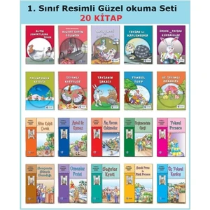 1. Sınıf Resimli Güzel Okuma Hikaye Seti (20 Kitap)