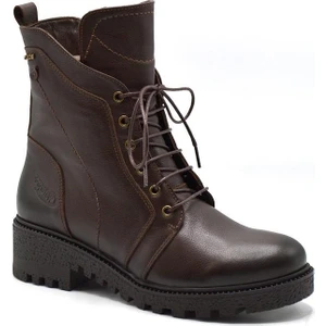 1950891K Waterprof Su Geçirmez Deri Genç Kadın Bot