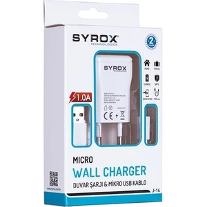 J14 Micro Kablolu Şarj Seti 1.0A