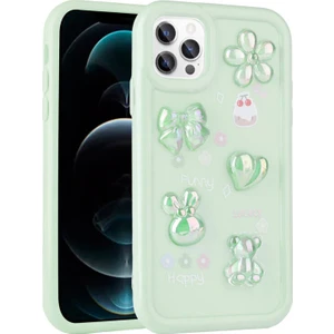 Techno Guru iPhone 11 Pro Kılıf Kabartma Figürlü Parlak Zore Toys Silikon Kapak