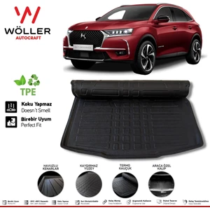 Ds7 Crossback Bagaj Havuzu 2019 Sonrası 3D Wöller Ultraflex Esnek