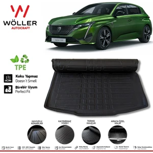 Peugeot 308 Bagaj Havuzu 2022 Sonrası 3D Wöller Ultraflex Esnek