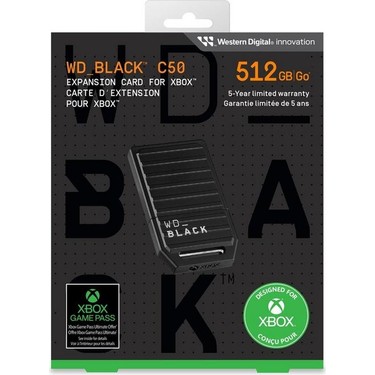 Wd Black C50 Xbox Için Depolama Genişletme Kartı 512GB - Fiyatı