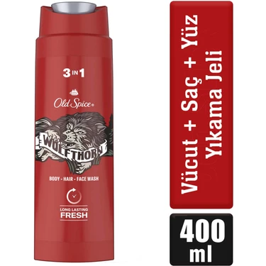 Old Spice Wolfthorn Duş Jeli & Şampuan 400