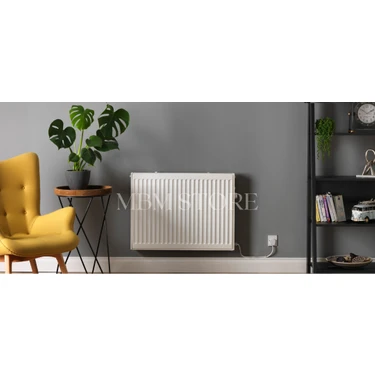 MAKTEK Elektrikli Radyatör Kalorifer / Yağlı Petek Isıtıcı Soba D6080 60CMX80CM 1400 Watt Çift