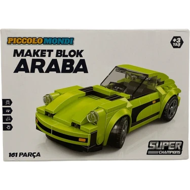 Piccolo Mondi 161 Parça Maket Blok Araba 3395 Fiyatı