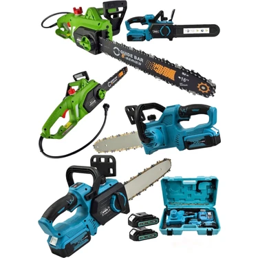 SCHUTZENGER 2'li Set 4800W Elektirikli Odun Ağaç Hızar Fiyatı