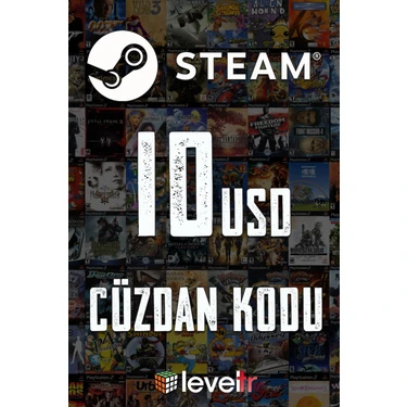 Steam 10 Usd Cüzdan