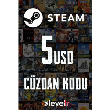 Steam 5 Usd Cüzdan