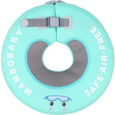 Schulzz Mambobaby Bebek Yüzme Boyun Simidi Emniyet Kemerli 0-12 KG Yeşil