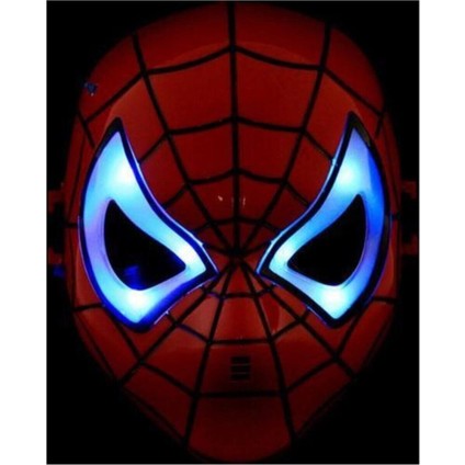 Oyuncak Maske Işıklı Spiderman Örümcek Adam Maskesi Ürün