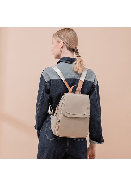 Naylon Oxford Kumaş Sırt Çantası Kadın Moda Minimalist Vahşi Yeni Moda Büyük Kapasiteli Naylon Hırsızlık Önleyici Sırt Çantası (Yurt Dışından) fiyatları